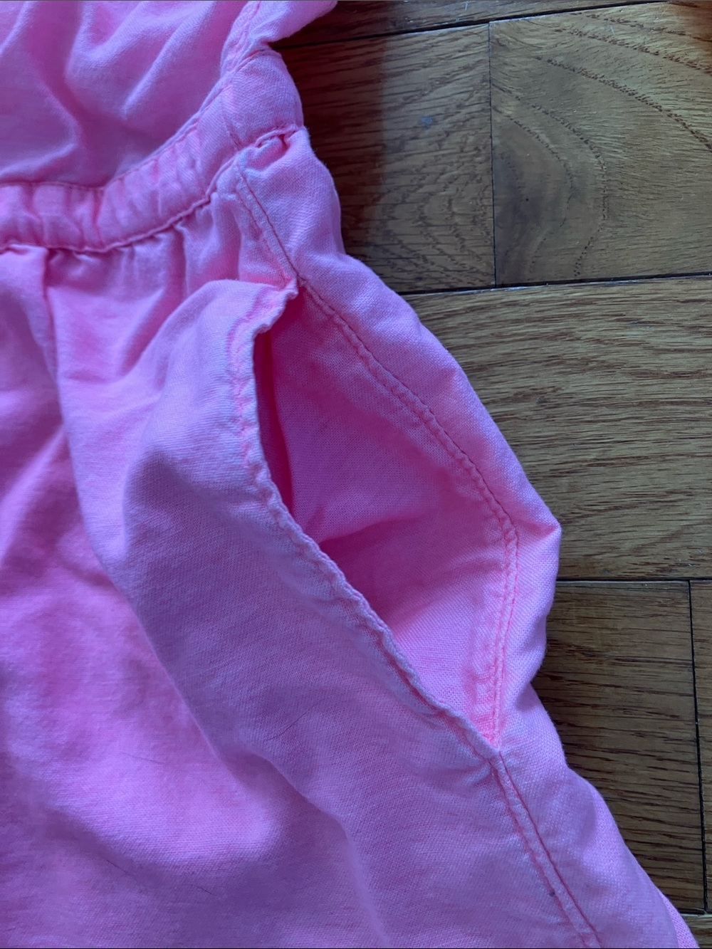 GAP - Women’s Roll Sleeve Mini Dress in Neon Flamingo Pink - Small - Picture 7 of 11